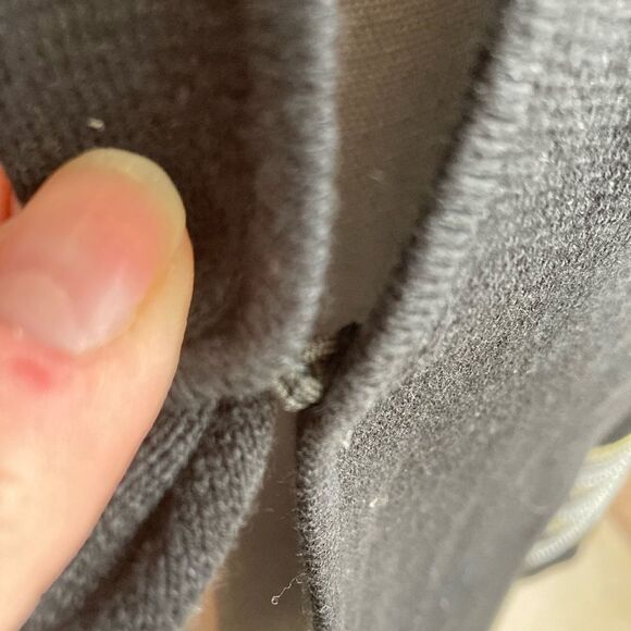 Chicos Elegant sweater Jacket w/ embroidery & beading - Picture 8 of 11